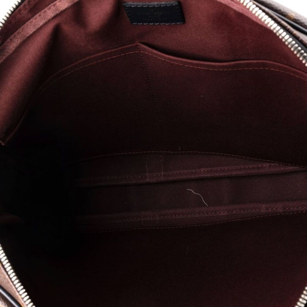 Louis Vuitton Porte-Documents Voyage Briefcase Macassar Monogram Canvas PM Brown - Picture 5 of 7